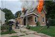 Firefighters at a House Fire 3