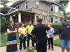 Officer Speaking with Residents 2