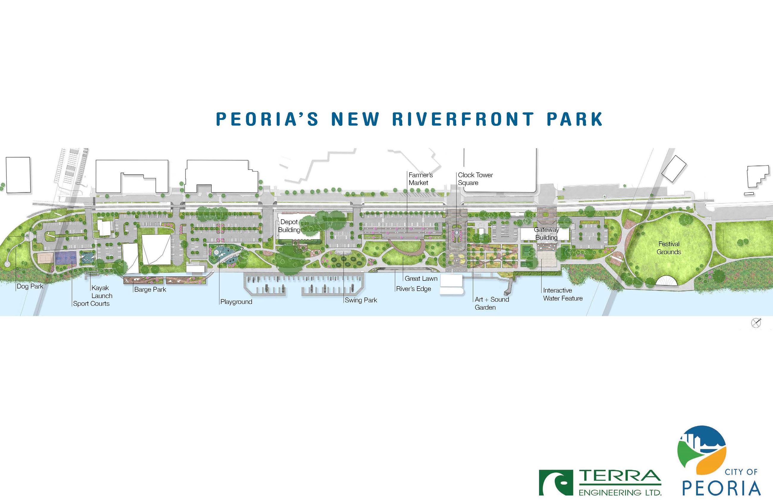 Proposed Peoria Riverfront Design