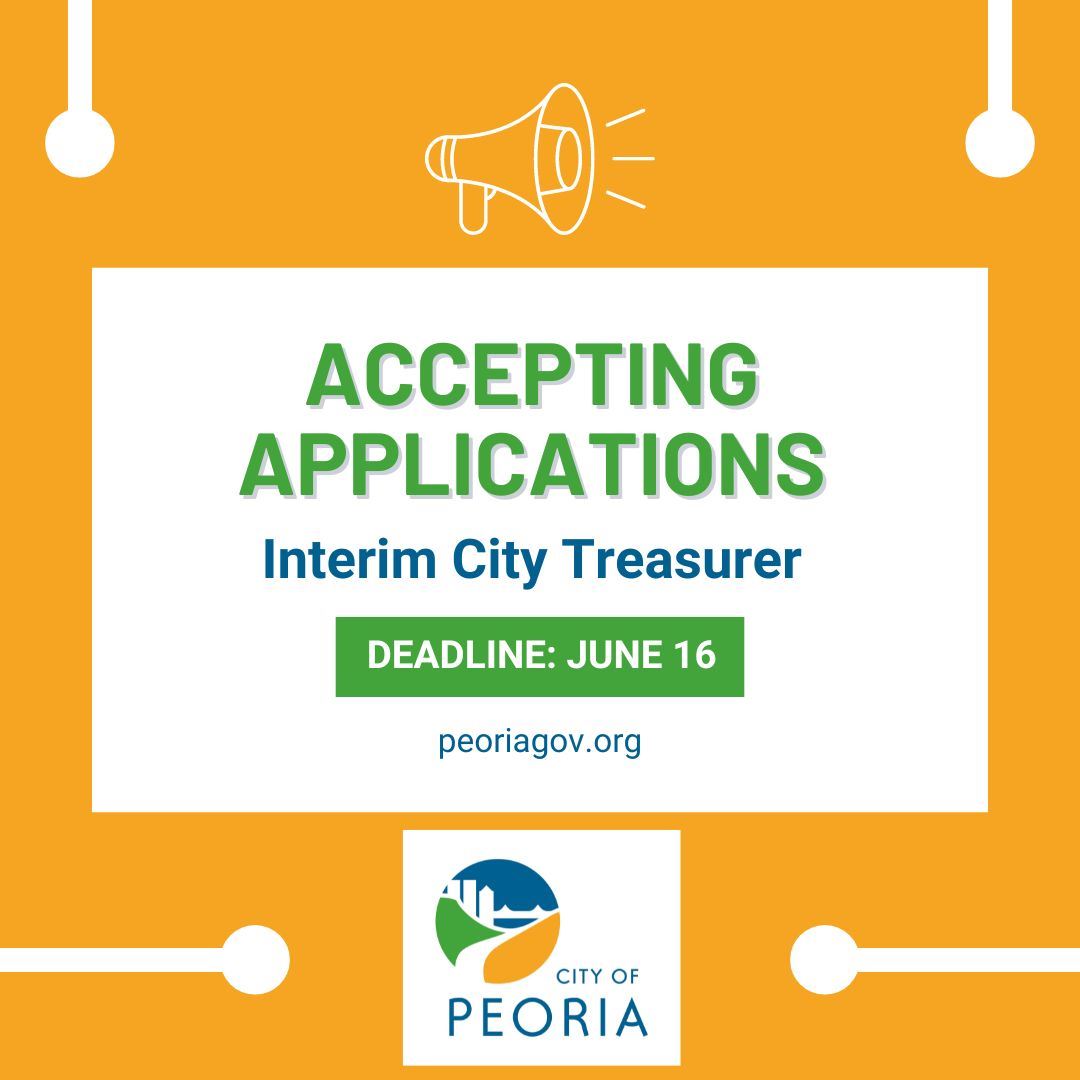 Accepting applications for interim city treasurer graphic text only 