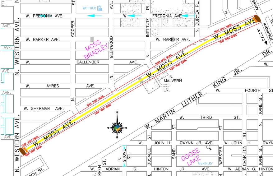 060324 Moss Avenue Road Closure Map For Moss Avenue Sale
