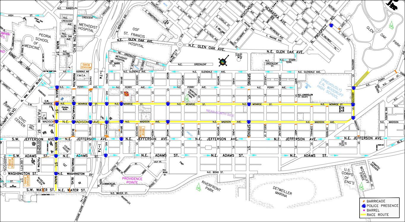 061024 Road Closures Map For Steamboat Classic