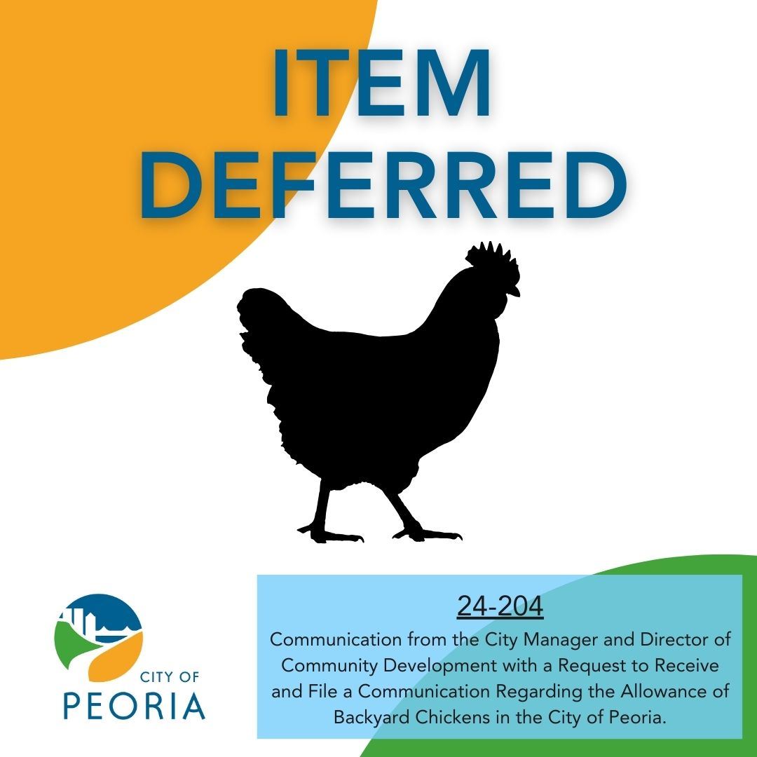 Image of a silhouette of a chicken with the words item deferred (JPG)