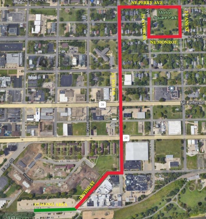 090924 La Caravana Parade Route