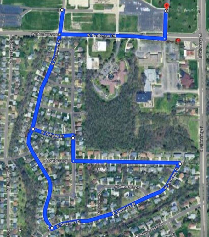 092324 Richwoods Homecoming Parade Route