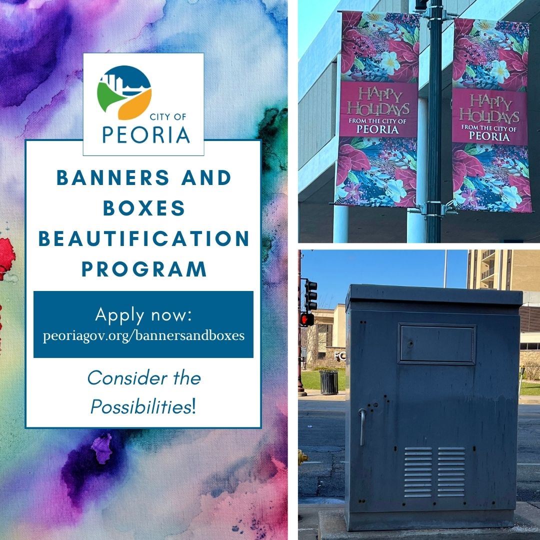 Image of a Banner and Box for Public Art Project (JPG) 