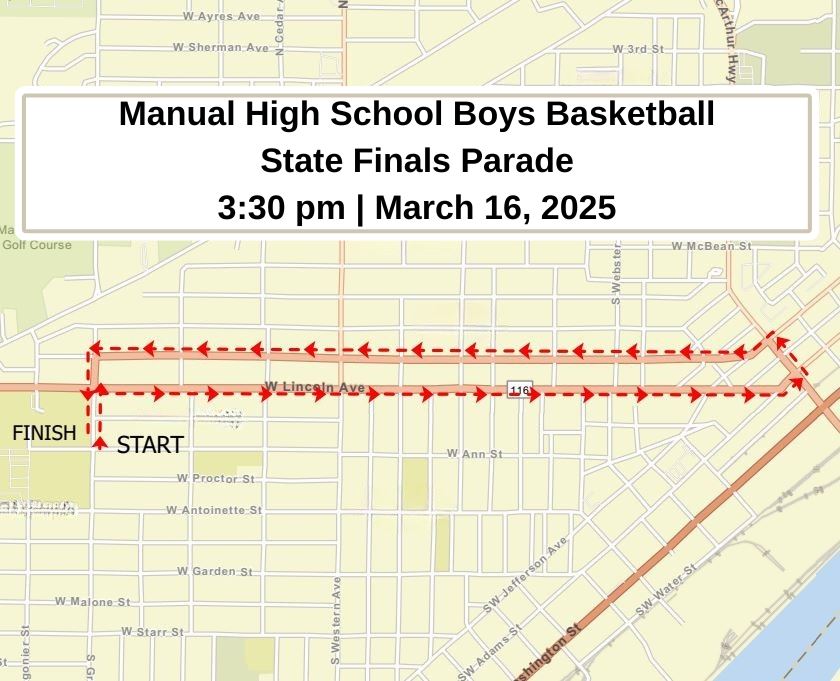 031325 Manual High School Boys Basketball Finals Parade