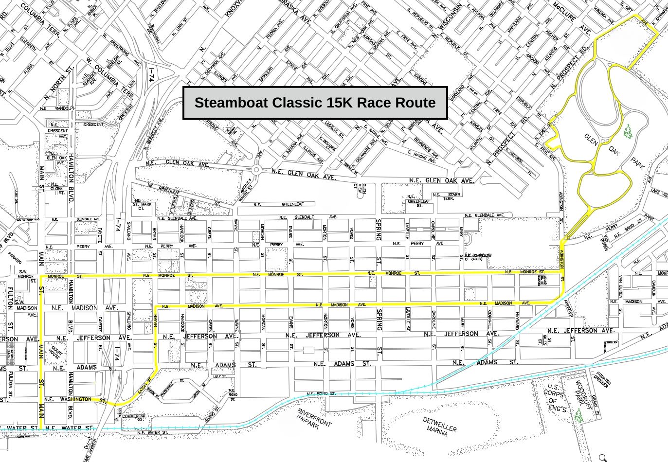 060925 Steamboat Classic Race Route
