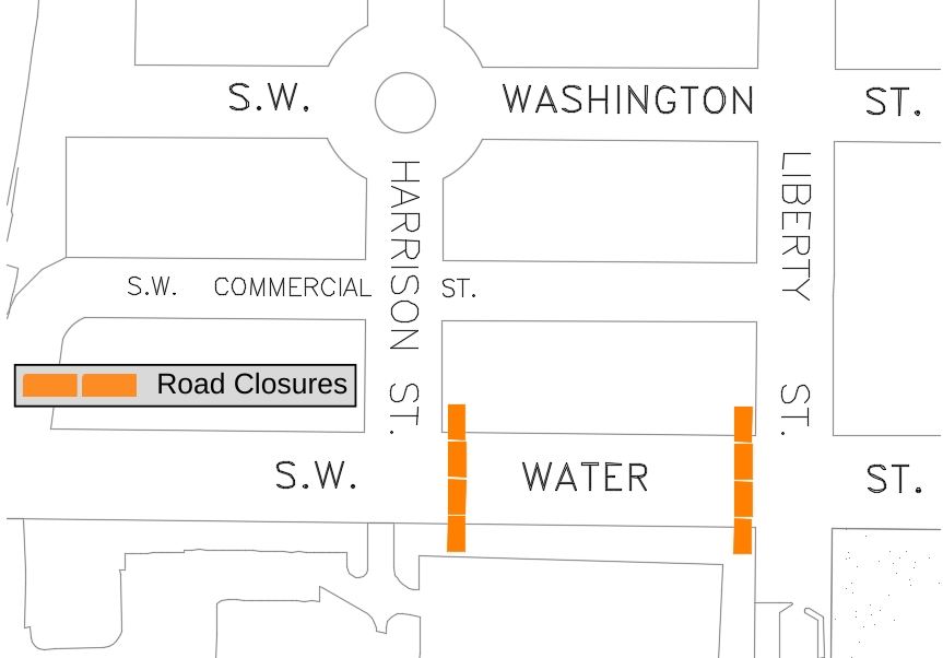 090825 Water Street Closure For Smoke On The Water Event