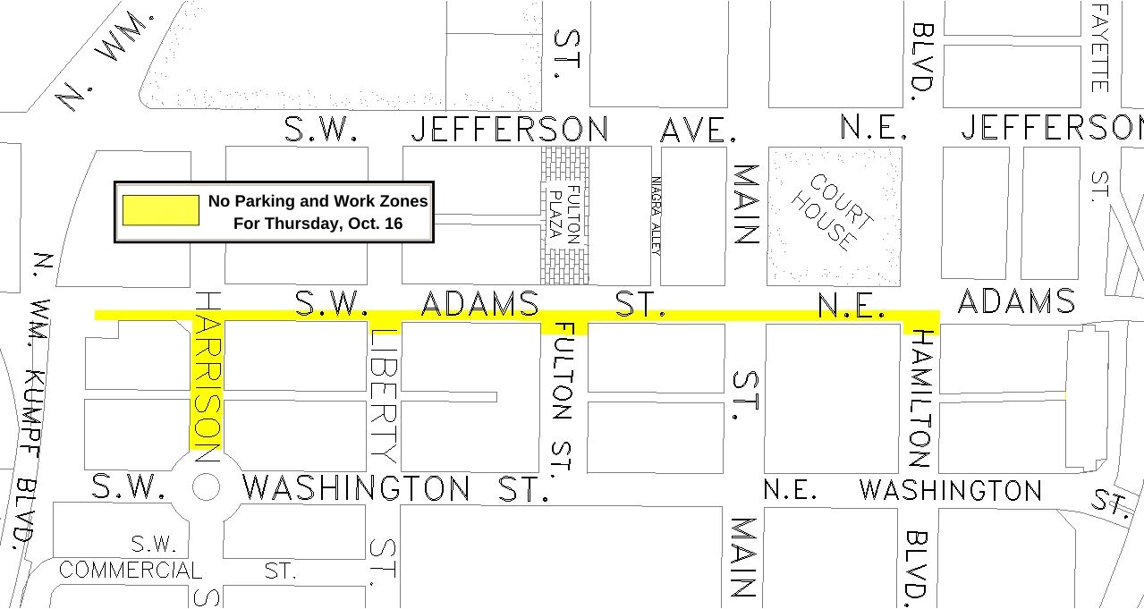 101525 OWTW Work  Zones For Thursday, Oct. 16