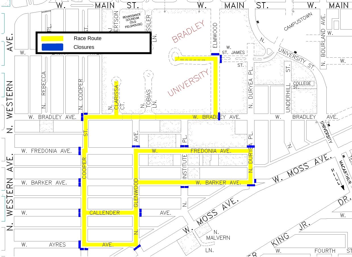102025 Road Closures for Sigma Nu Halloween 4K